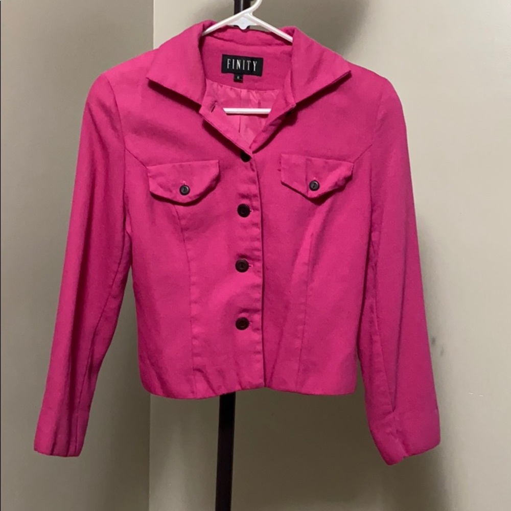 Vintage finity women’s pink blazer